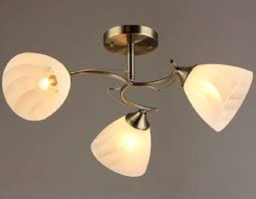 Люстра потолочная трехрожковая Мелодия Света Е27 220В Медь картинка 